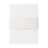 Bandeau De Faire-part Élégance Beige Mariage (Dos Example)
