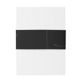 Bandeau De Faire-part Élégance classique Calligraphie Monogramme Mariage (Dos Example)