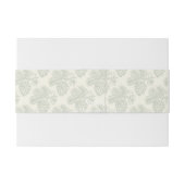 Bandeau De Faire-part Élégance Rustique Pinecone Automne (Dos exemple)