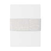 Bandeau De Faire-part Elégant argent et Mariage damassé (Dos Example)