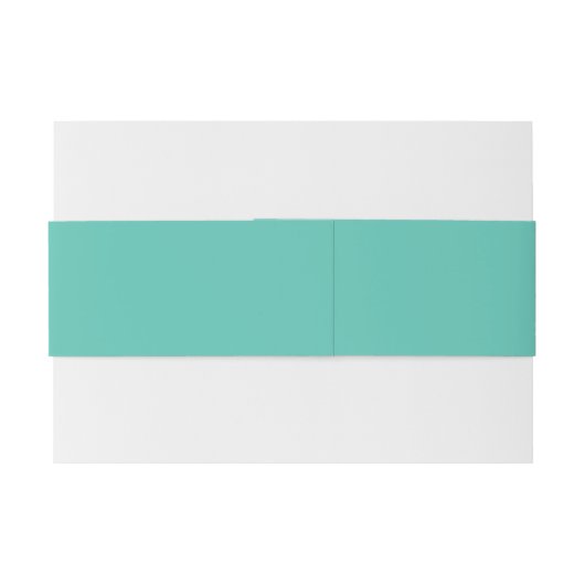 Bandeau De Faire-part Élégant Awe aquatique simple avec Mariage Monogram (Dos exemple)