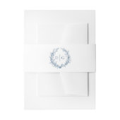 Bandeau De Faire-part Elegant Blue Chinoiserie Crest Wedding (Devant example)