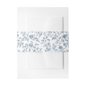 Bandeau De Faire-part Elegant Blue Chinoiserie Wedding (Devant example)