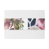 Bandeau De Faire-part Élégant Chic Romantique Rose Mariage (Dos exemple)