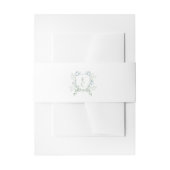 Bandeau De Faire-part Élégant classique Dusty Blue Mariage (Devant example)