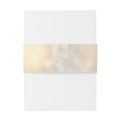 Bandeau De Faire-part Elégant Coeurs Chic Or (Dos Example)