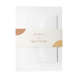 Bandeau De Faire-part Elegant Colorful Boho Retro Arches Modern Wedding