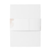 Bandeau De Faire-part Élégant Cuivre et fleurs bordeaux boho verdure (Dos Example)