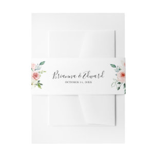 Bandeau De Faire-part Élégant Dainty Automne Faire-part de mariage Flora