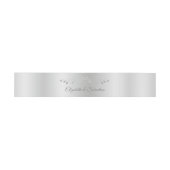 Bandeau De Faire-part Élégant Faire-part de mariage Argent (Plat)
