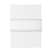 Bandeau De Faire-part Élégant Faire-part de mariage Floral Bleu Classiqu (Dos Example)