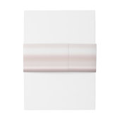 Bandeau De Faire-part Élégant floral dentelle blanche (Dos Example)