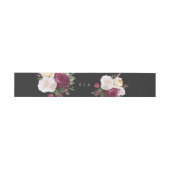 Bandeau De Faire-part Elegant Floral Wedding (Plat)