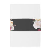 Bandeau De Faire-part Elegant Floral Wedding (Dos Example)