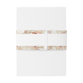 Bandeau De Faire-part Elegant Floral Wedding Invitation (Dos Example)