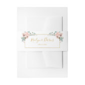 Bandeau De Faire-part Élégant flou | MARIAGE (Devant example)