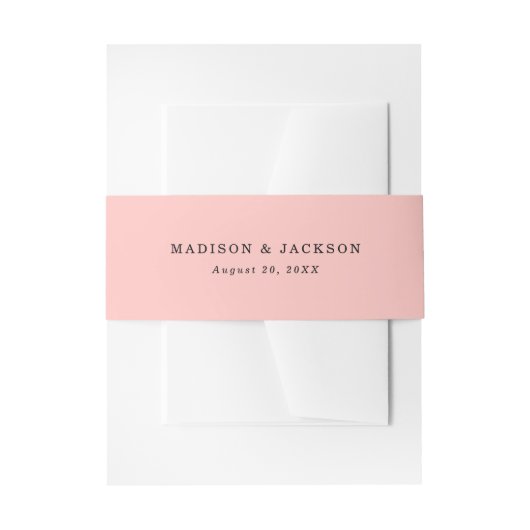 Bandeau De Faire-part Élégant flou | Mariage personnalisé (Devant example)