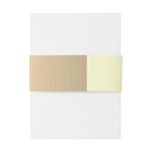 Bandeau De Faire-part Elegant Gold Wedding (Dos Example)