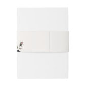 Bandeau De Faire-part Elégant gothique noir Rose noir Mariage (Dos Example)