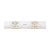 Bandeau De Faire-part Elegant Ivory White Flowers (Plat)