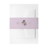 Bandeau De Faire-part Élégant Lavender Floral Mariage (Devant example)