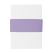 Bandeau De Faire-part Elegant Lavender Purple Wedding (Dos Example)