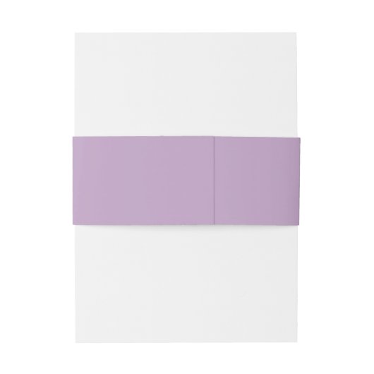 Bandeau De Faire-part Élégant Lilac Script Monogram Mariage (Dos Example)
