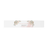Bandeau De Faire-part Élégant mariage bohème bohème rose vif (Plat)