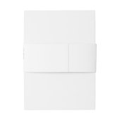 Bandeau De Faire-part Élégant Mariage botanique (Dos Example)