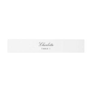Bandeau De Faire-part Elégant Mariage Carte Escort Envelopper autour de 