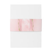 Bandeau De Faire-part Élégant Mariage d'âge or rose pâle (Dos Example)