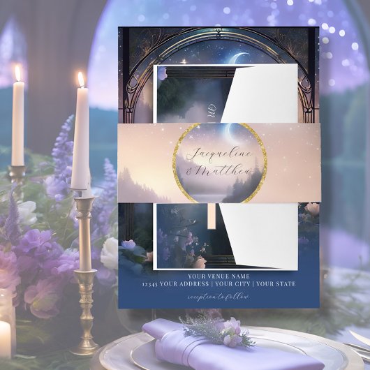 Bandeau De Faire-part Elégant Mariage d'aquarelle de la plage de fleurs