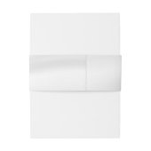 Bandeau De Faire-part Élégant Mariage de cygnes noirs (Dos Example)