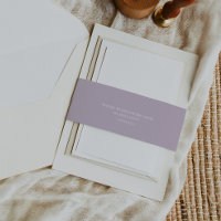 Élégant Mariage de devis violet Lavande de charme