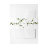 Bandeau De Faire-part Élégant Mariage de monogramme de couronne Eucalypt (Devant example)