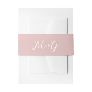 Bandeau De Faire-part Élégant mariage écriture rose gras