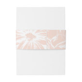 Bandeau De Faire-part Élégant Mariage floral brillant Monogram (Dos Example)