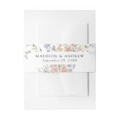 Bandeau De Faire-part Elégant Mariage floral romantique (Devant example)