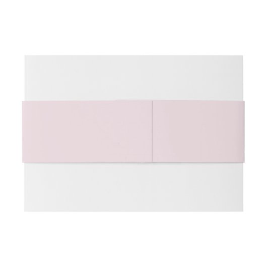 Bandeau De Faire-part Élégant Mariage simple Dusty Pink Initiales (Dos exemple)