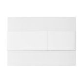 Bandeau De Faire-part Élégant Mariage simple gris blanc (Dos exemple)