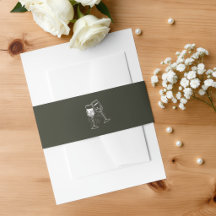 Élégant mariage vert en bois d'olive