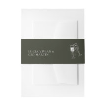 Élégant Mariage vert en bois d'olive