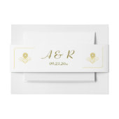 Bandeau De Faire-part Élégant Mariage victorien (Devant Example)