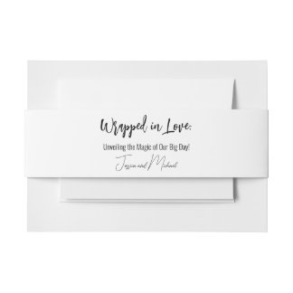 Bandeau De Faire-part 💍 Élégant Minimaliste