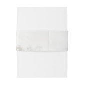 Bandeau De Faire-part Elegant Modern Photo Wedding (Dos Example)