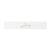 Bandeau De Faire-part Elégant or Calligraphie Mariage Anniversaire Invit (Plat)