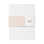 Bandeau De Faire-part Élégant Romantique Blush Rose Floral Blossom (Dos Example)