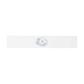 Bandeau De Faire-part Élégant Rose  Crest Mariage Monogramme (Plat)