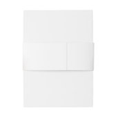 Bandeau De Faire-part Élégant Rose de pêche simple Mariage de glam (Dos Example)