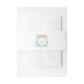 Bandeau De Faire-part Élégant Rose Monogram Crest Invitation (Devant example)